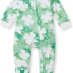 Burt's Bees Baby Baby Girls Pajamas, Zip Front Non-Slip Footed Sleeper Pjs, 100% Organic Cotton