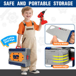 TooyBing Kids Tool Bench Set with Electric Drill and Realistic Tools, Construction Workbench Playset Toy for Toddler 3-5, Easy Set up, Kids Boy Toys, Birthday Gifts for Boys Age 3 4 5 Year Old