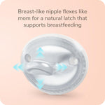 NUK Perfect Match Silicone Newborn Pacifier, for Ages 0-6m, 4 Pack, Green & White