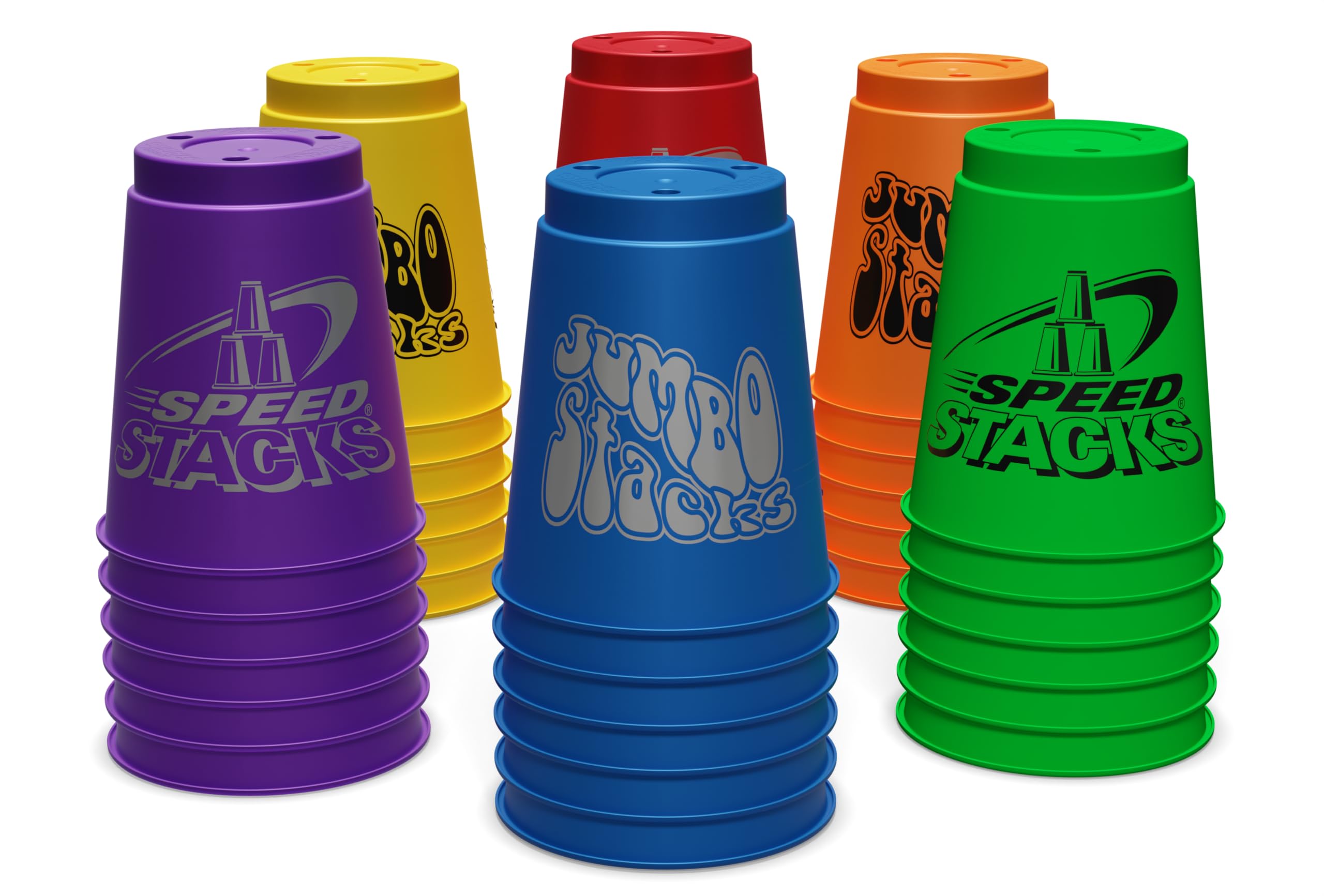 Speed Stacks Jumbos (6 Colors) - Bath Toys - Speed Stacks - Baby and ...