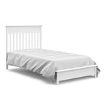 Storkcraft Petal 4-in-1 Convertible Mini Crib (White) – GREENGUARD Gold Certified, Converts to Daybed and Twin-Size Bed, Bonus 2.75-inch Mini Crib Mattress Included, Ideal for Small Spaces
