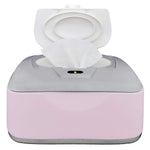 GOGO pure Baby Wet Wipes Warmer & Dispenser, Holder and Case - Purple, Playful/Cute, with Easy Press On/Off Switch, Holds 100 Wipes, Worldwide Use