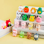 OT-NVWOZR Cute Pencil Sharpener for Kids, Cartoon Manual Pencil Sharpeners Bulk for Classroom, Kawaii Handheld Pencil Sharpener for Home Office School Supplies Stationary Gifts (6)