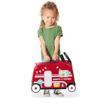 Radio Flyer 3-in-1 Happy Traveler Camper, Ride on Toy, Toddler Carry-On Storage, Ages 2-5