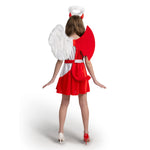 Spooktacular Creations Devil Costume for Kids, Child Angel and Devil Costume with Wings and Headband, Girls Heavenly Deluxe Tween Dress for Halloween Role Play, XL