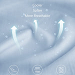Meiz Pregnancy Pillow, Cooling Pregnancy Pillows for Sleeping, Maternity Pillow for Pregnant Women, Pregnancy Body Pillow with Cooling Jersey Cotton Cover, Blue