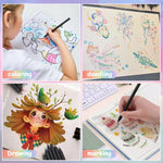 Art Supplies Kids Stocking Stuffers Teens,12 Rainbow Colored Pencils,Tween Teen Girl Gift Trendy Stuff 9-12,Arts Crafts Girl 8-12,Age 4 5 6 7 9 10 11 Year Old Girls Gifts Birthday Boys Cute Fun Cool