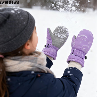 LPMOERA Toddler Mittens Waterproof Kids Winter Ski Gloves Baby Mittens for Boys Girls