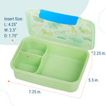 Wildkin Reusable Food Container for Kids – Airtight, Leak Resistant, Dishwasher Safe - Wild Animals