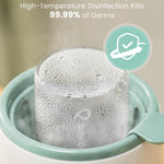Grownsy Baby Bottle Warmer, 8-in-1 Fast Baby Milk Warmer with Timer for Breastmilk or Formula, Accurate Temperature Control, 24H Keep, Food Heater&Defrost BPA-Free Bottle Warmer for All Bottles- Green
