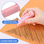M&G 4Pcs Sliding Retractable Pencil Erasers, Cute Pastel Colored Soft Rubber Stick Mechanical Eraser, Push-Pull Large White Erasers for Art Drawing School Stationery Supplies