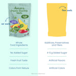 Amara Smoothie Melts - Mighty Sweet Greens - Baby Snacks Made With Fruits and Vegetables - Healthy Toddler Snacks For Your Kids Lunch Box - Organic Plant Based Yogurt Melts - 6 Resealable Bags