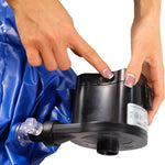 Jokari Belly Buddy Inflatable Floating Maternity Air Pillow. Body-Length Pregnancy Support Cushion for Hip, Pelvis, Spine and Belly Comfort at The Pool, Beach or Home with Storage Pocket