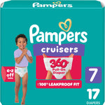 Pampers Diapers - Cruisers 360 - Size 5, 128 Count, Babyproof up to 100% Leakproof Pull-On Diaper