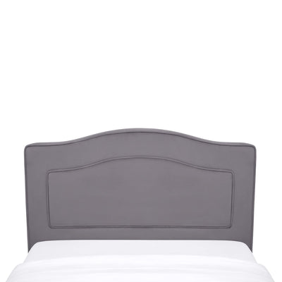 Delta Children Upholstered Twin Bed, Grey