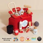 Le Toy Van - Kids Wooden Educational Pretend Play Honeybake Doctor's Medical Play Set Kit | Kids Pretend Play Role Play For Boys And Girls | 3 Year Old +, 8.66" x 5.70" x 5.90" (TV292)