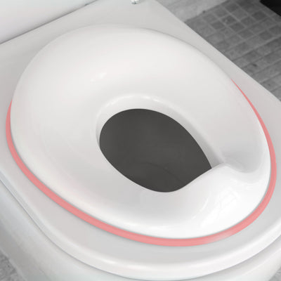 Jool Baby Potty Training Seat for Boys and Girls, Fits Round & Oval Toilets, Non-Slip with Splash Guard, Includes Free Storage Hook (Pink)