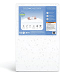 Delta Children Twinkle Galaxy Limited 4-inch Mini Crib Mattress - Premium Sustainably Sourced Fiber Core - Waterproof - GREENGUARD Gold Certified (Non-Toxic) - 5 Year Warranty - Made in USA