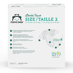 Amazon Brand - Mama Bear Gentle Touch Baby Diapers, Size 2, 184 Count (4 packs of 46), Leak Protection, Wetness Indicator, Formulated Without Fragrance