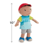 HABA Snug Up Gabriel - 10" Soft Doll, Machine Washable Baby Boy Doll - Perfect Snuggly First Soft Toddler Plush Figure for 6 Months and Up