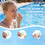 Pengxiaomei 15Pcs Swimming Nose Clips, Nose Plugs for Swimming