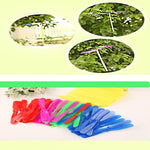 JIEOU 40 Pieces of Flying Helicopter Toy Set, 20 Propellers+ 20 Rods, Hand Helicopter, Bamboo Dragonfly Hand Rub Plastic Propeller for Outdoor Toy Kids Gift (Random Color)