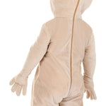 Infant E.T. Halloween Costume | Baby E.T. Costume Outfit with Hooded Jumpsuit with Attached Mitt and Booties