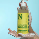 Dr. Natural 3-in-1 Tear-Free Baby Plus Kids Soap, Lavender, 16 oz - Plant-Based Baby Shampoo and Body Wash - Sulfate and Paraben-Free - Hypoallergenic for Sensitive Skin - Infused with Essential Oils