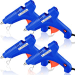 4 Pieces 100w Full Size Hot Glue Gun Heavy Duty Hot Glue Gun Kit for DIY Crafts Projects Home Repair(Blue)