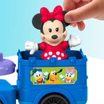 Fisher-Price Little People Toddler Toy Disney Jr Mickey & Minnie Musical Train with 2 Figures for Pretend Play Kids Ages 18+ Months