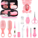 Baby Healthcare and Grooming Kit, Portable Baby Safety Care Set, Baby Essentials kit for Newborn(Grey White 13 in 1)