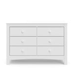 Graco Noah 6-Drawer Dresser (White) – GREENGUARD Gold Certified, White Dresser for Bedroom, Kids & Nursery Storage Chest, Safety Interlocking Drawers, Pre-Installed Tracks, Kids Chest