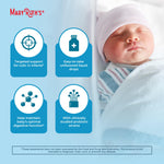 MARYRUTH'S Organics Baby Probiotic Drops | Liquid Precision Probiotics for Digestive Health | Colic Calm | Occasional Colic Baby Relief | USDA Organic | Vegan | Baby Essentials| 30 Servings