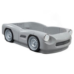 Step2 Roadster Toddler-to-Twin Bed, Transition Race Car Bed for Boys & Girls, Adjustable, Made of Durable Plastic, For Toddlers 3+ Years Old, Gray