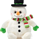 Bearington Nick Santa Claus Christmas Stuffed Animals - 6" Soft Christmas Stuffies for Kids with Red and White Hat, Soft Fur, and Weighted Bottom - Poseable Holiday Plush Toy - Gift for Teens and Kids