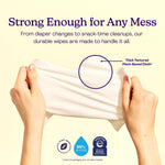 Hello Bello Premium Wipes, Designed for Sensitive Skin with Chamomile & Aloe Extracts, Simply Sage (12 Resealable Packets = 720 Total Wipes)