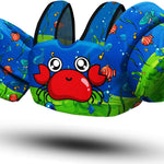 Chriffer Kids Swim Vest Life Jacket for 30-55 Pounds Boys and Girls, Toddler Floaties with Shoulder Harness Arm Wings for 2,3,4,5,6,7 Years Old Baby