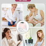 BaeMee Hands Free Breast Pump, Wearable Breastfeeding Pump with 4 Mode & 9 Level, Strong Suction, Painless, Anti-Backflow, BPA Free, Portable Electric Breast Pumps with 17/19/21/24MM Flanges