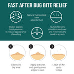 Quitch Mosquito Bite Itch Relief Patch, After Bite Insect Bite Treatment, Anti Itch Cream Alternative, Insect Bite Relief, Cruise, Travel and Camping Essential for Kids