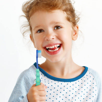Lauwell 12-Piece Toddler Toothbrush Pack - Kids Toothbrushes with Covers, Suction Cup, Soft Bristles, Animal Design for Sensitive Teeth