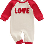 BeQeuewll Newborn Baby Boy Mardi Gras Outfit Infant Sweatshirt Jumpsuit Rompers Babys Spring Carnival Clothes