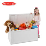 Melissa & Doug Toy Chest, Wooden Toy Storage Box with Safety-Hinged Lid, Kids Toys Storage Organizer for Playroom, Bedroom, & Montessori Classroom Furniture for Boys & Girls Ages 3+