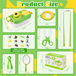 Funsland Bug Catcher Kit for Kids - 17 PCS Outdoor Explorer Kit Insect Catching Toys Nature Adventure Set for Boys 3 4 5 6 7 8 Year Old