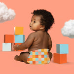 Hello Bello Premium Diapers Size 1, Honeysuckle Designs, 82ct Club Box, Hypoallergenic and Extra Absorbent