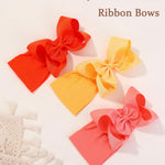 doboi Baby Girl Hair Bows and Nylon Headbands Set - 20PCS Infant Toddler Accessories With Big Bows