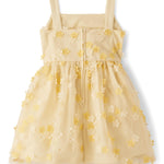 The Children's Place,Girls,Dressy Dress, Short SleeveVanilla Wafer,6