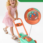 Kids Lawn Mower with Realistic Grass-Cutting Action and Sounds – No Batteries Required | Fun Outdoor Push Toy, Birthday Gift & Holiday Present for 3, 4, 5, 6, 7, 8 Year Old Boys and Girls (Green)