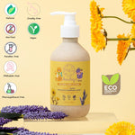 Nü Boutìq Organic Vegan Baby Lotion, Moisturizing and calming kids body lotion with Calendula & Lavender, newborns All Skin Types, New Biodegradable bottle(300g), 10.60 Fl Oz (Pack of 1)