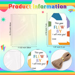 HyDren 24 Sets End of The Year Gifts 7'' Rubber Flying Discs Bulk with Inspirational Cards Fun Flying Disc Toy for End of The Year Graduation Party Favors Summer Gifts Sports Outdoor Activities