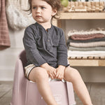 BabyBjörn Potty Chair, Powder Pink/White, Potty Training Toilet, Easy-to-Clean, Removable Inner Potty, Non-Slip